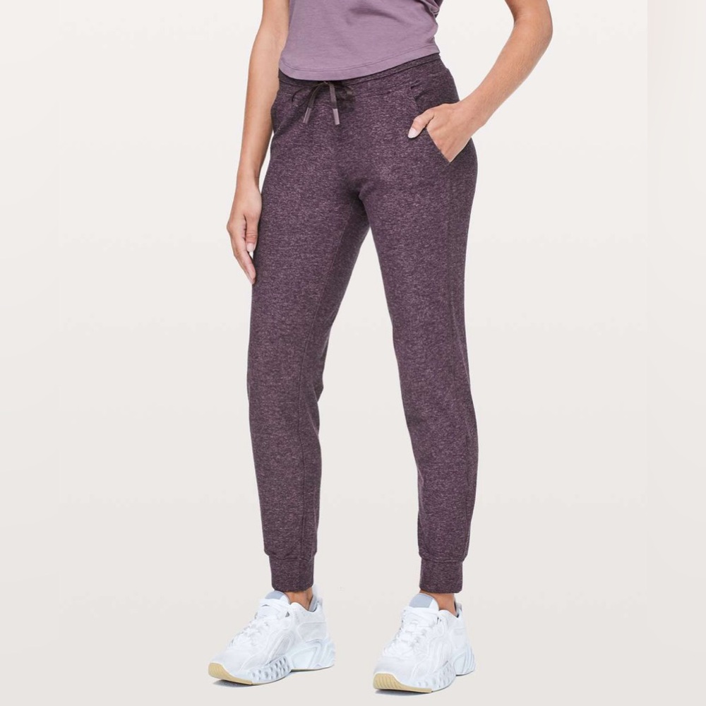 NWOT Lululemon Ready To Rulu Pant Heathered Arctic Plum Sz 8